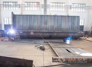 永乐高SZS燃气锅炉膜式壁装配工艺