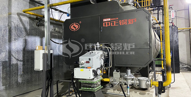 昊源生物6吨WNS系列二回程燃气蒸汽锅炉项目