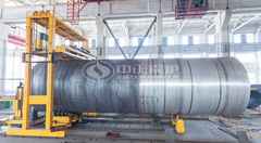 专业卧式燃气导热油锅炉品牌永乐高锅炉生产场景