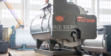 金悦纺织WNS系列10吨二回程燃气蒸汽锅炉项目