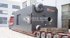 永乐高冷凝式燃气蒸汽锅炉发往四川