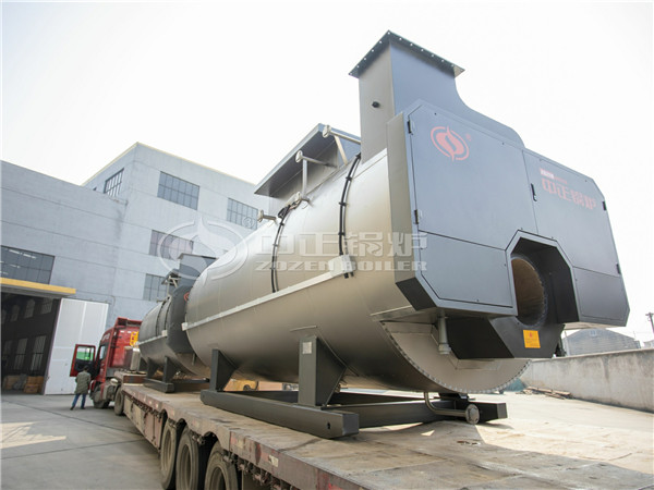 装车发往安徽的中正WNS系列燃气蒸汽锅炉
