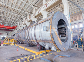 燃油燃气锅炉导热油锅炉端盖装配