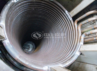 多回程圆盘管结构导热油锅炉