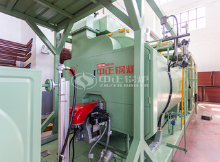 撬装锅炉炉体为WNS系列燃油燃气锅炉