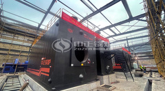 永乐高SZS燃气热水锅炉助力黄陵县新区实现清洁供暖