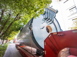 永乐高燃气导热油锅炉多回程圆盘管设计效率高