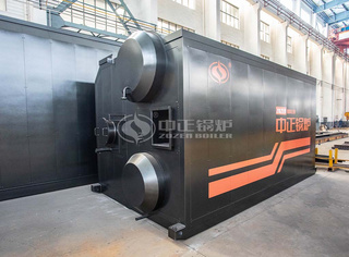 整装出厂的永乐高4吨燃气蒸汽锅炉