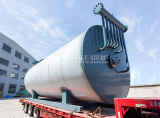 发往浙江的永乐高燃气导热油锅炉