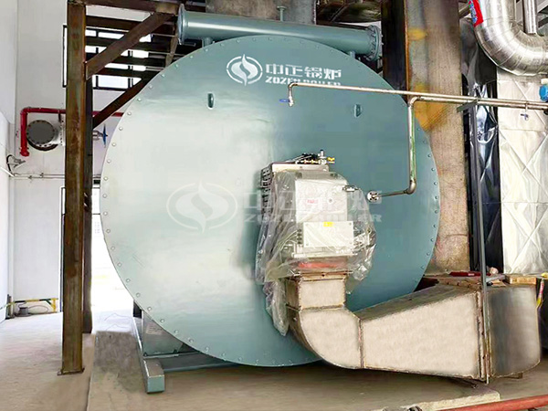 浙江海诺尔项目已安装就位的中正燃气导热油锅炉