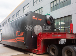 整装出厂的永乐高燃气蒸汽锅炉