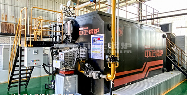 金昌纸业SZS系列4吨燃气沼气蒸汽锅炉项目