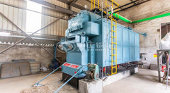 2吨纺织厂生物质锅炉项目现场