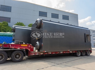 SZS型燃气蒸汽锅炉已装车发货