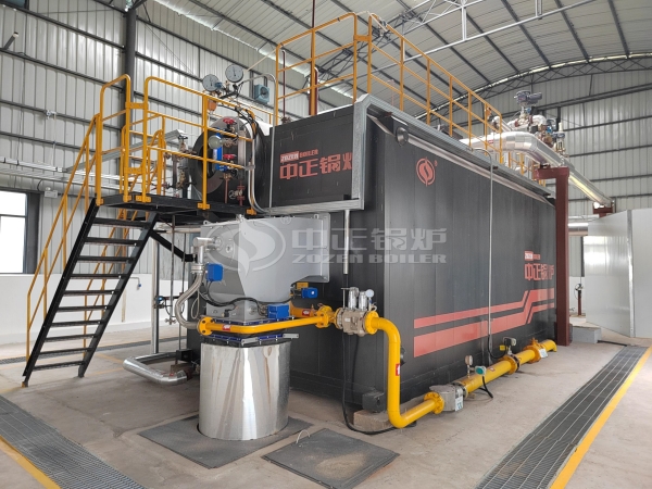 为造纸行业提供稳定热源的中正SZS系列燃气蒸汽锅炉