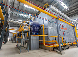 永乐高锅炉为一个集中供暖项目提供了三套70MW燃气热水锅炉