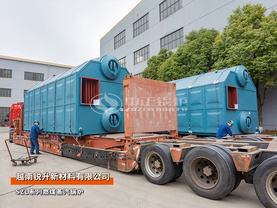 越南锐升SZL系列10吨链条炉排蒸汽锅炉项目
