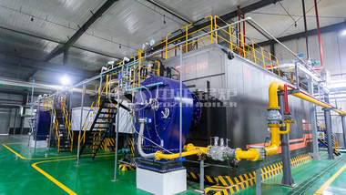 澳门凯发官方网站SZS系列40吨燃气锅炉成功应用于陕西某热能公司