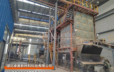 湖北卓高DZL系列25吨燃生物质蒸汽锅炉建材项目