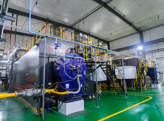 除了供暖，永乐高锅炉也为工业园区生产企业供汽