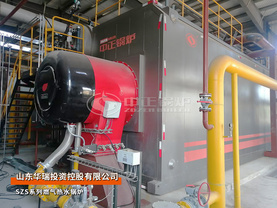 山东华瑞SZS系列35兆瓦燃气热水锅炉项目