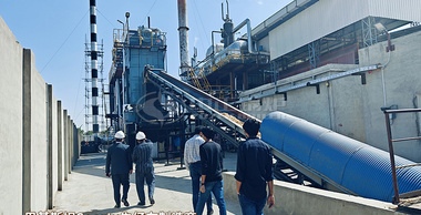 出口巴基斯坦15吨往复炉排生物质蒸汽锅炉纺织行业项目