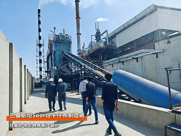 出口巴基斯坦15吨往复炉排生物质蒸汽锅炉纺织行业项目
