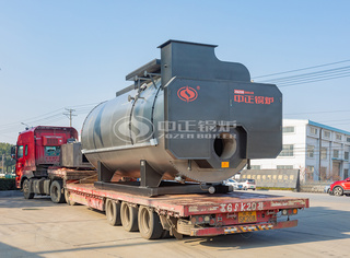 永乐高锅炉为海内速冻食物行业的龙头企业安井提供了一台10吨的WNS系列燃气蒸汽锅炉。