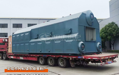 山东永顺鱼粉厂DZL系列15吨三锅筒生物质蒸汽锅炉食品加工项目