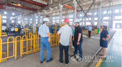 永乐高生产基地一天接待6批客户