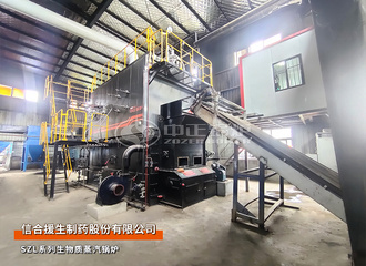 信合制药SZL系列3.5吨生物质蒸汽锅炉项目