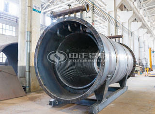 除了燃气蒸汽锅炉，永乐高锅炉还为欢欢食物提供了500万大卡的YQW系列燃气导热油锅炉