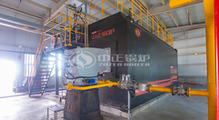 永乐高SZS系列25吨燃气蒸汽锅炉应用于食物行业