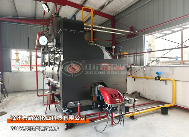 新荣化工WNS系列1吨燃气蒸汽锅炉项目