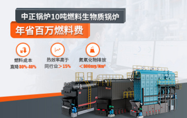 中正10吨燃料生物质锅炉 年省百万燃料费