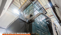 荣成海庆DZL系列20吨三锅筒生物质蒸汽锅炉水产加工行业项目