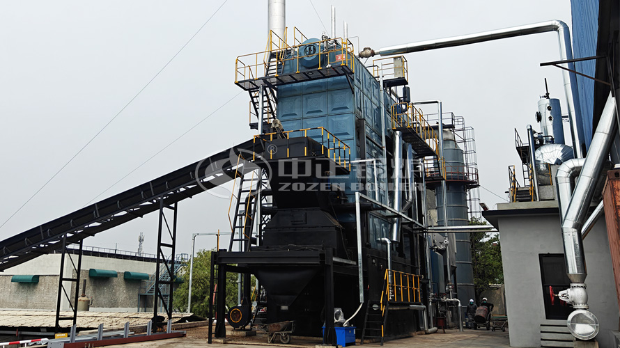 巴基斯坦客户高度认可威客电竞生物质锅炉：一直炉在线清灰