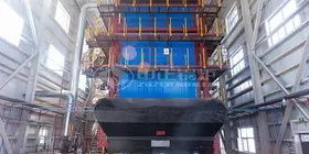 10t双锅筒横置式锅炉总图 中正SZL系列链条炉炉排片材质耐高温保证企业安全生产