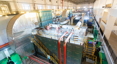 威客电竞锅炉3台70MW燃气热水锅炉驻守北方供暖一线