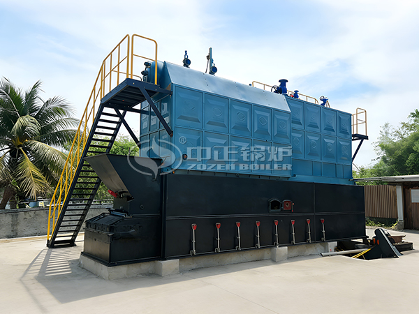 中正锅炉15吨/时燃煤蒸汽锅炉在印尼项目现场