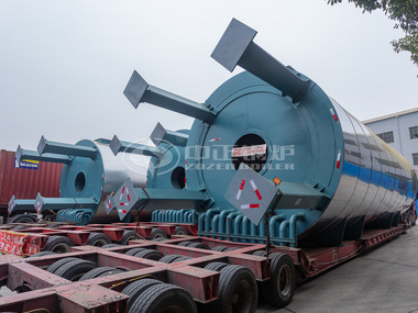 中正锅炉YLS系列立式燃气导热油锅炉发货，助力工业高效供热