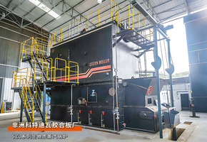 出口非洲科特迪瓦：中正锅炉SZL系列6吨/时生物质蒸汽锅炉建材行业项目