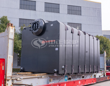 中正锅炉发货图集：赞比亚8吨/时蒸汽锅炉装车启运