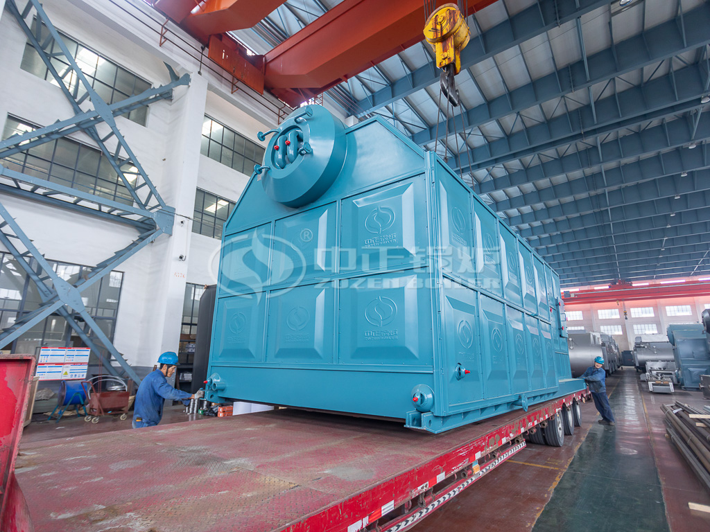 针对该浙江纺织厂的实际生产线用热需求，中正锅炉技术团队为其配置了15吨SZL系列生物质锅炉