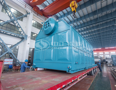 针对该浙江纺织厂的实际生产线用热需求，中正锅炉技术团队为其配置了15吨SZL系列生物质锅炉