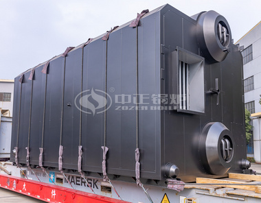 针对赞比亚使用环境定制的8吨蒸汽锅炉控制柜打包发货