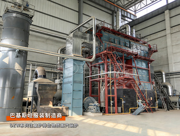 出口巴基斯坦：中正锅炉10吨/时DZW系列往复炉排生物质蒸汽锅炉纺织行业项目
