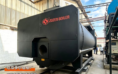 出口厄瓜多尔造纸厂：中正锅炉WNS系列15吨/时重油蒸汽锅炉项目