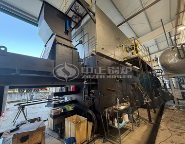 中正锅炉西班牙项目图库：往复炉排生物质蒸汽锅炉实拍