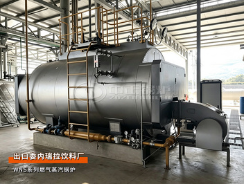 出口委内瑞拉：中正锅炉ASME认证WNS系列3吨/时燃气蒸汽锅炉饮料厂项目